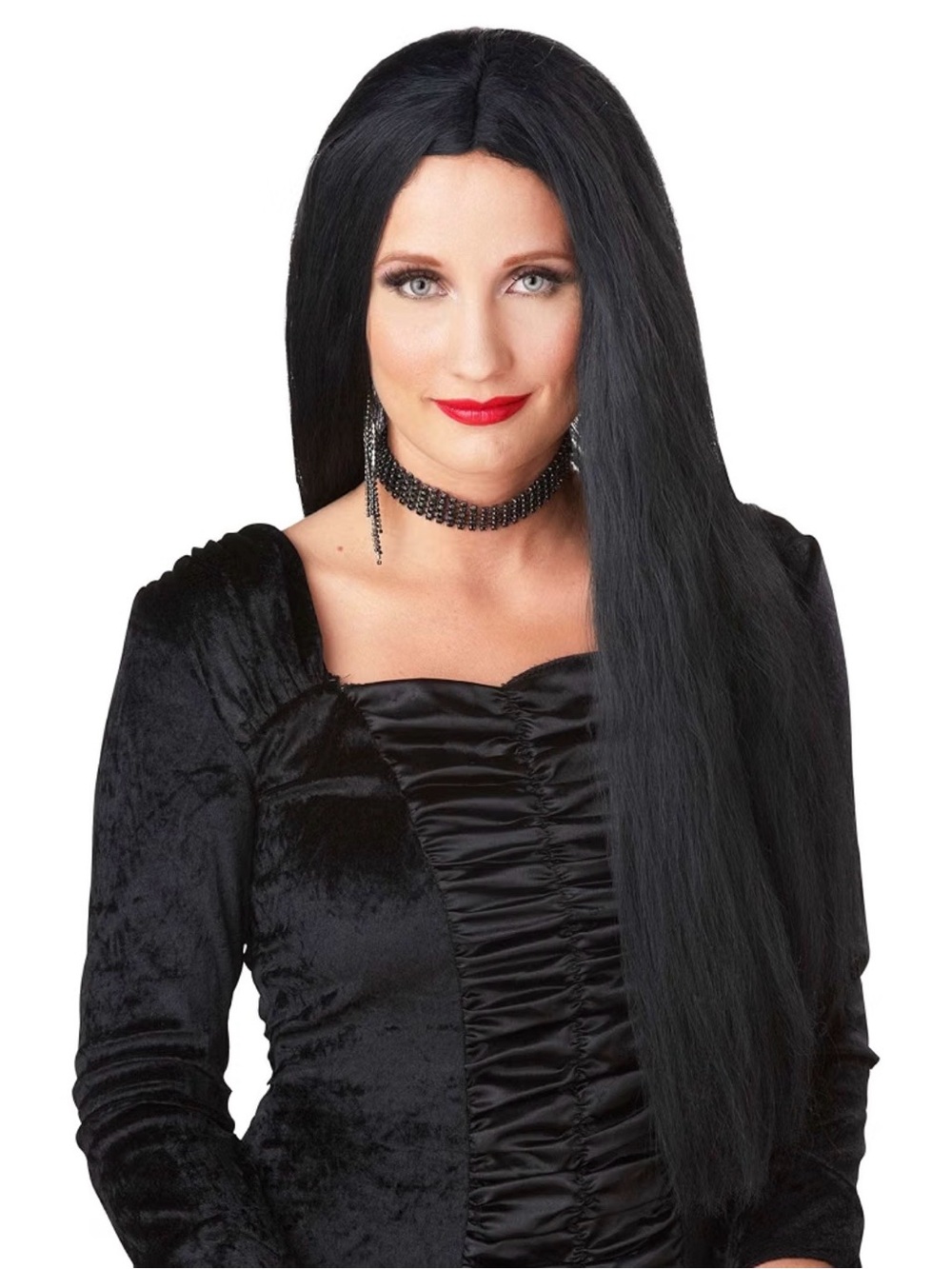 Long Straight Black Women’s Wig – Classic Sleek Style